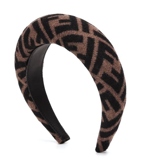 kids fendi headband|fendi motif headband.